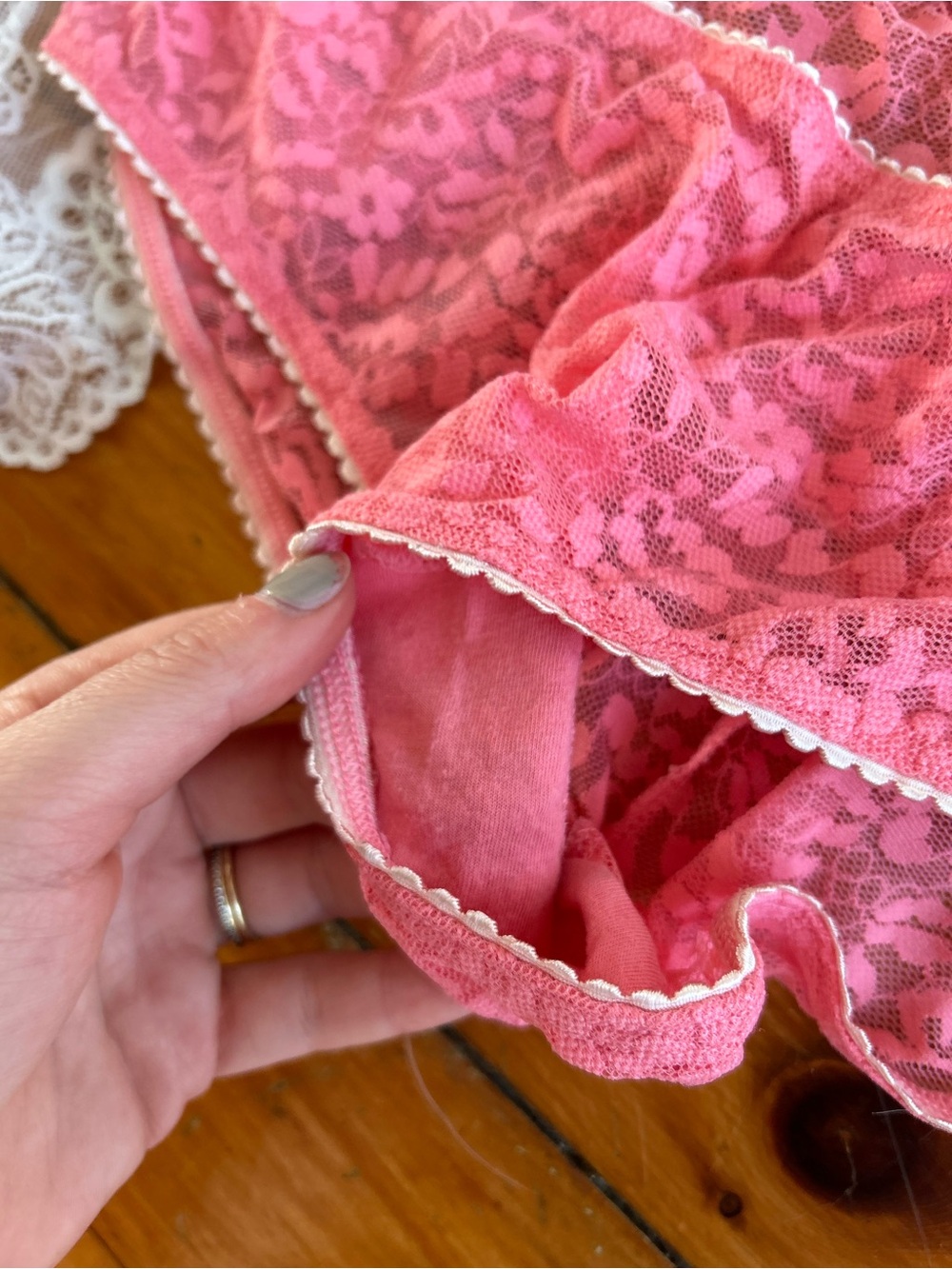 ☀️3/$25 Victoria’s Secret SEXY ILLUSIONS No-show Hiphugger Panty lace set of 2 - Picture 2 of 6